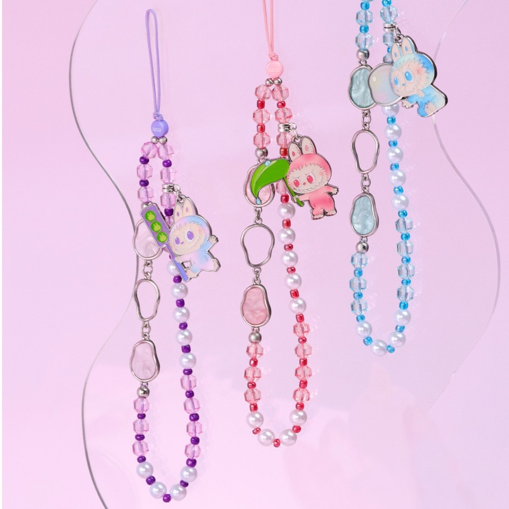 POP MART X The Monsters Big Into Energy Labubu Phone Charm - Luck - Picture 2 of 6